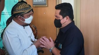 Bertemu di Kantor PP Muhammadiyah, Erick Thohir dan Haedar Nashir Kompak Tegaskan Tak Ada Obrolan Soal 2024