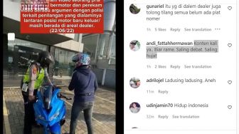 Beredar Video Pemotor Ngaku Baru Keluar dari Dealer Langsung Dicegat Polisi