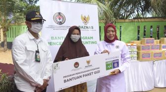 Baznas Bersama Kemenko PMK Distribusikan Paket Makanan Bergizi di Sumenep