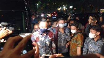 AHY Disambut Langsung Prabowo di Kertanegara, Demokrat-Gerindra Bakal Berkoalisi?