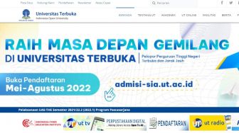 Cara Daftar Universitas Terbuka 2022 untuk 3 Programnya