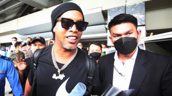 Ronaldinho Tiba di Indonesia