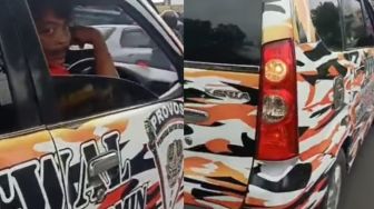 Diprotes Gegara Arogan Nyalakan Rotator di Jalan, Mobil Ormas Ini Ternyata Bawa Jenazah