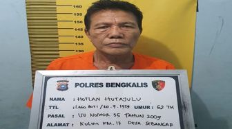 Sudah Berumur 65 Tahun, Seorang Kakek dari Bengkalis Jadi Pengedar Narkotika: Polisi Sita 20.43 Gram Sabu