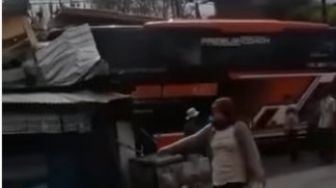 Bus Wisata Bawa Rombongan TK Asal Nganjuk Kecelakaan di Tawangmangu