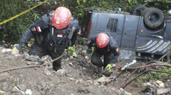 Bus yang Masuk Jurang di Tasikmalaya Dinyatakan Layak Jalan, Polisi: Sopirnya Ngantuk