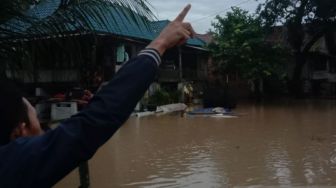 Ratusan Rumah di Muara Enim Kebanjiran, Air Meredam Hingga 2 Meter