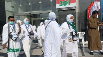 Banyak Jamaah Haji Tak Pakai Masker di Masjidil Haram
