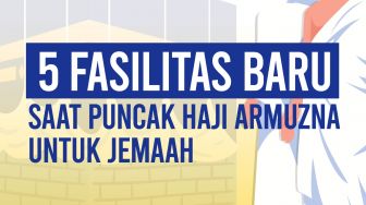 INFOGRAFIS: 5 Fasilitas Baru saat Puncak Haji Armuzna untuk Jemaah