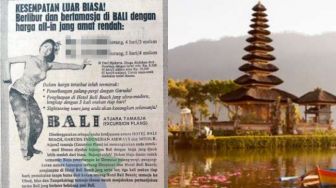 Harganya Tak Sampai Rp 20 Ribu, Iklan Jadul Paket Wisata ke Bali Tahun 1967 Jadi Sorotan