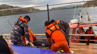 Akibat Angin Kencang, Sebuah Kapal Wisata Terbalik di Labuan Bajo, Dua Orang Dinyatakan Meninggal Dunia