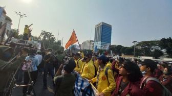 Buntut Kenaikan Harga BBM, 19 Elemen Masyarakat Demo di Sembilan Titik Wilayah Jakpus, Termasuk Dekat Istana