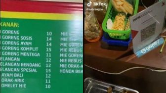 Disebut Dealer Motor Berkedok Warmindo, Menu Terakhir di Warung Makan Ini Bikin Warganet Heran