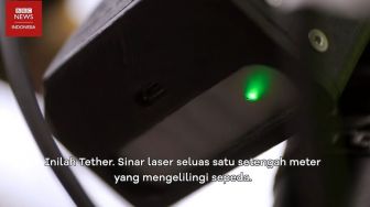 Tether, Laser Sepeda yang Ciptakan Batas Area Aman