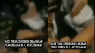 Viral Konten Tak Senonoh, Pembonceng Sengaja Naikkan Daster Sampai Perut dan Berjoget di Atas Motor, Berakhir Diciduk