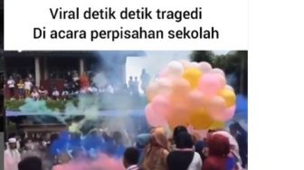 Pesta Perpisahan Sekolah Berujung Petaka: Balon Hydrogren Meledak Saat Hendak Diterbangkan