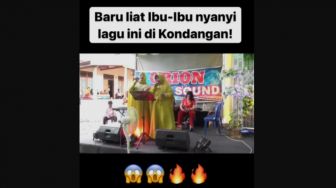 Keren Banget! Emak-emak Nyanyi Lagu Milik Band Rock Steelheart di Kondangan, Pukau Para Netizen: Biduan Auto Minder