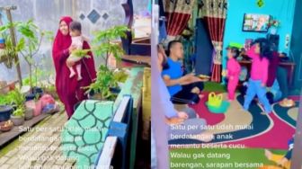 Demi Kumpulkan Anak, Menantu, dan Cucu di Pagi Hari, Ayah Lakukan Hal Ini