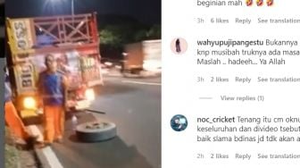 Viral, Sopir Truk Berhenti di Tol Karena Mengalami Trouble, Ngaku Ditilang Polisi