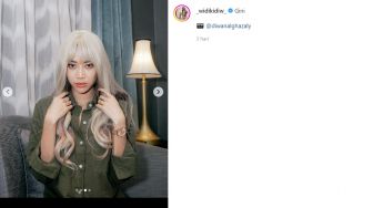 Mirip Lisa Blackpink, Penampilan Widi Vierratale Pakai Wig Bikin Pangling