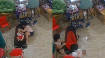 Heboh Video Balita Jatuh dari Car Seat saat Bermain dengan Anak Kecil, Netizen Ramai-Ramai Salahkan Orang Tuanya