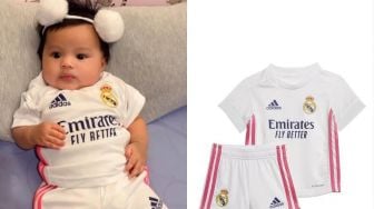 Baby Ameena Anak Atta Halilintar Pakai Jersey Real Madrid Kado dari Fans, Terungkap Harganya yang Nggak Kaleng-kaleng