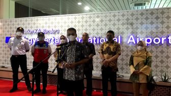 Jalur Kereta dan Underpass di Kulon Progo Kelar Dibangun, Wamen Keuangan Tandatangani Prasasti Penanda Aset SBSN di YIA