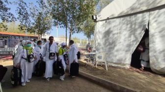 Jemaah Haji Indonesia Tiba di Arafah: Aku Penuhi Panggilan Mu ya Allah