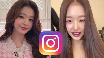 Gemas, Wonyoung IVE Mencoba Filter Wajahnya yang Tengah Viral di Instagram