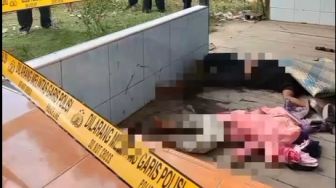 Geger Suami Bantai Istri dan Anaknya Sendiri, Mayat Diletakkan di Teras Rumah Kosong