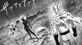 Spoiler One Punch Man: Saitama vs Garou, Hancurkan Bulan!
