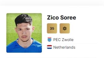 Profil Zico Soree, Striker Keturunan yang Bersedia Bela Timnas Indonesia di Piala Dunia U-20 2023