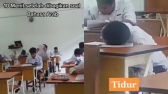 Macam-macam Gelagat Siswa saat Ujian, Dapat Soal Malah Langsung Tidur