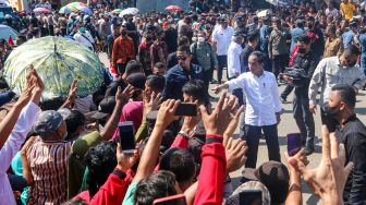 Jokowi Tinjau Penataan Kampung Belawan Bahari di Medan