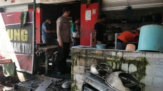 Pasar Pon Kota Blitar Nyaris Terbakar Gegara Penjual Nasi Pecel Lupa Matikan Kompor