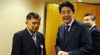 JK Terkenang Saat Masih Bekerjasama dengan  Shinzo Abe