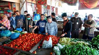 TPID Lhokseumawe Sidak Pasar, Ini Harga Komoditas Strategis Jelang Iduladha