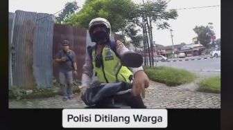 Viral Oknum Polisi Tak Berkutik Ditilang Warga Gara-gara STNK Mati Pajak, Endingnya Bikin Jengkel