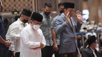 Presiden Jokowi Salat Idul Adha di Masjid Istiqlal