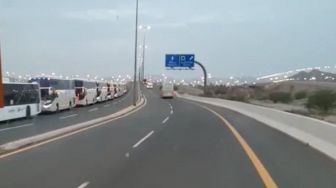 Detik-detik Jamaah Haji Meninggalkan Arafah