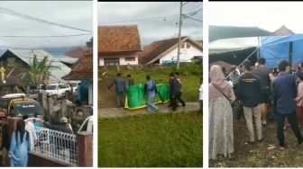 Epic! Jalan Kampung Ini Dipadati Mobil dan Warga: Kurban, Nikahan, dan Pemakaman Dalam Satu Waktu