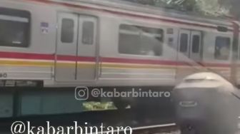 Kecelakaan Antara Motor dan Kereta di Perlintasan Kebayoran-Pondok Ranji, Masih Penanganan Polisi