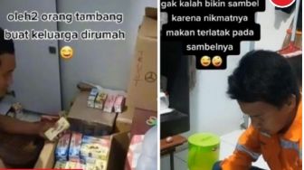 Terharu! Buruh Proyek Tak Minum Susu Kotak Pembagian Bosnya hingga 2 Bulan, Demi Jadi Oleh-oleh Buat Anaknya