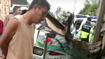 Kecelakaan Truk Fuso dan Angkot Terjadi di Deli Serdang, Begini Kondisinya