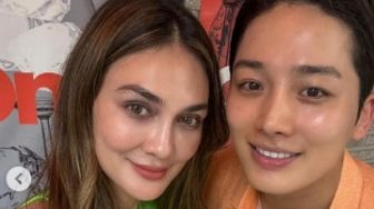 Bikin Heboh, Luna Maya Pamer Foto Bareng Moon Se Hoon Bintang Single's Inferno