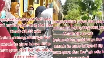 Guru di Sekolah Ini Tak Hadir saat Pembagian Rapot hingga Bikin Emosi Wali Murid, Setelah Tahu Alasannya Bikin Iba