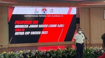 Lepas Tim U-12 ke Gothia Cup 2022 di Swedia, Menpora: Mudah-mudahan Bisa Jadi Bagian Timnas Indonesia