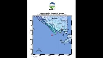 Gempa Lampung 5,1 SR Terjadi karena Subduksi Lempeng