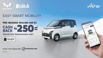 Dukung Era Kendaraan Listrik, Wuling Motors Indonesia Gandeng Blibli untuk Pasarkan Wuling Air EV