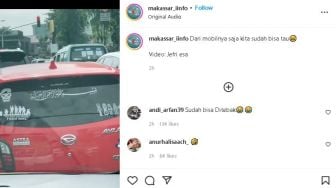 Gabut Macet Pengendara Ini Bikin Cerpen Kehidupan Pemilik Mobil di Depannya